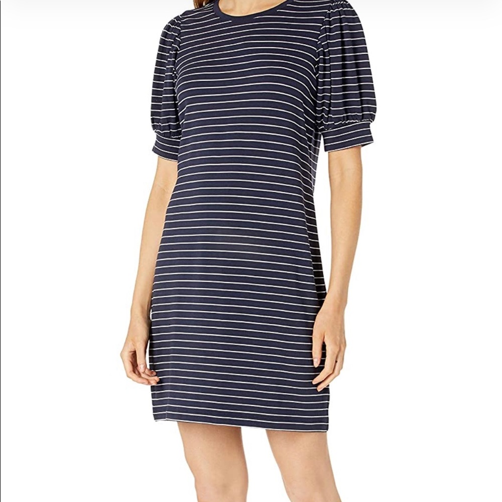 Supersoft Terry Relaxed-Fit Puff-Sleeve Dress XXL